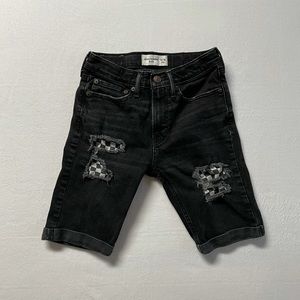 Abercrombie Kids Boys Denim Ripped Shorts